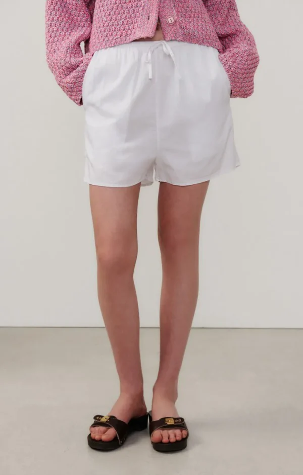 American Vintage Le Blanc*Short Femme Iskorow