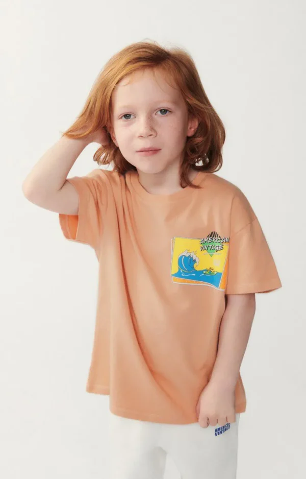 American Vintage T-Shirts Manches Courtes*T-Shirt Enfant Fizvalley