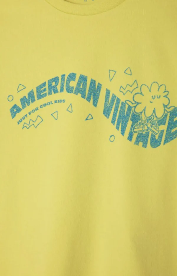 American Vintage T-Shirts Manches Courtes*T-Shirt Enfant Fizvalley