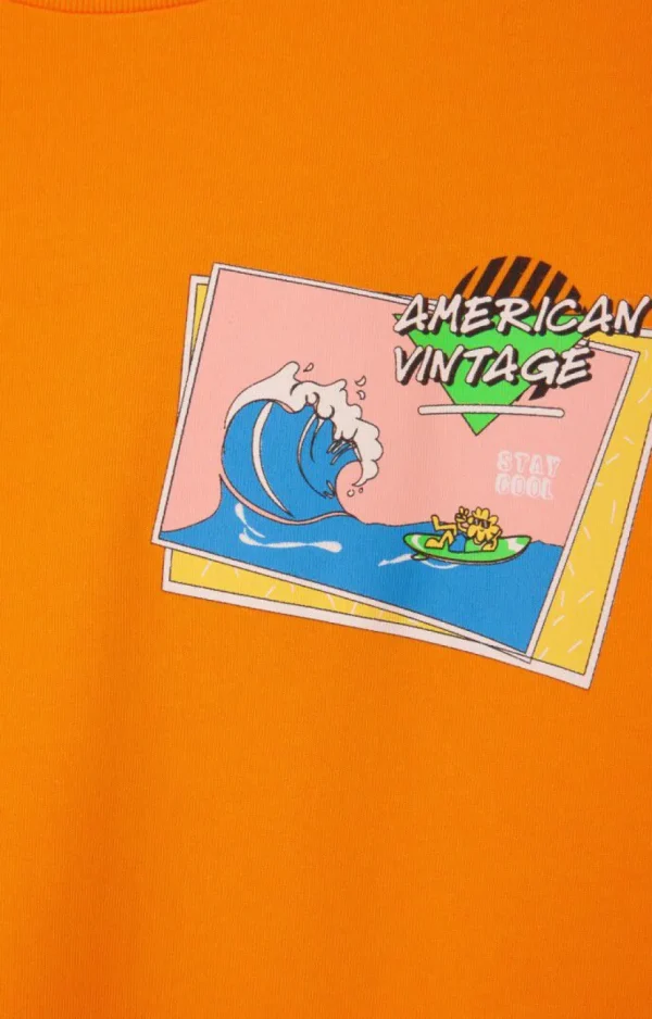 American Vintage T-Shirts Manches Courtes*T-Shirt Enfant Fizvalley