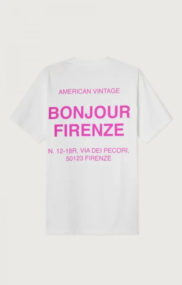 American Vintage T-Shirts Manches Courtes*T-Shirt Mixte Firenze