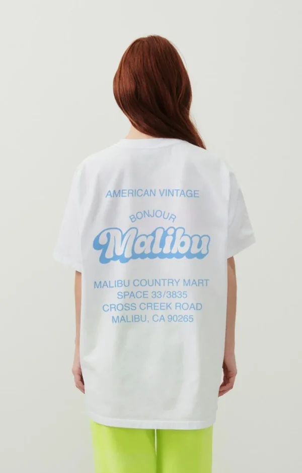 American Vintage T-Shirts Manches Courtes*T-Shirt Mixte Malibu