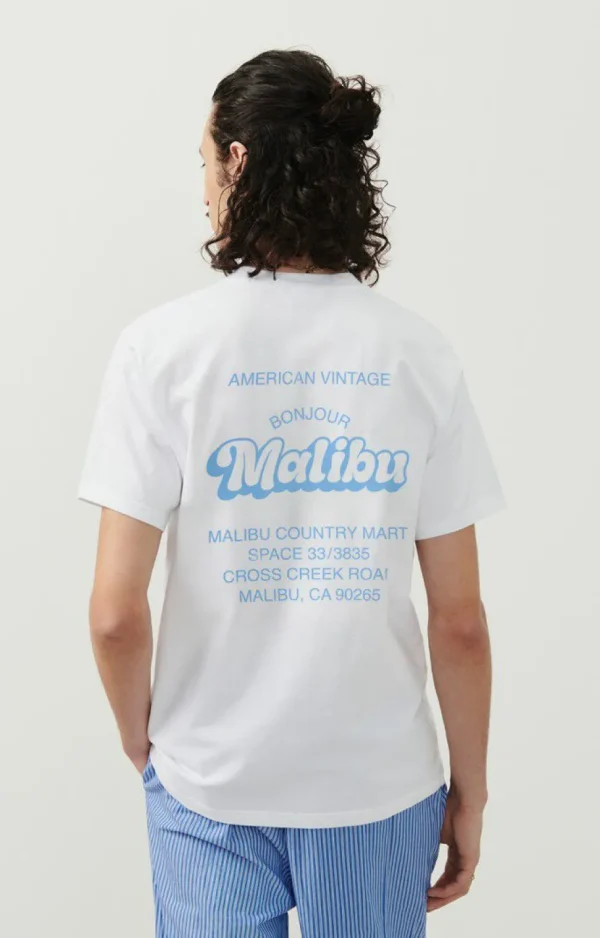 American Vintage T-Shirts Manches Courtes*T-Shirt Mixte Malibu